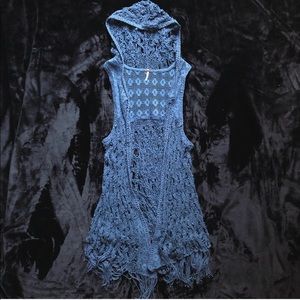 Free People Jackets & Coats - Free People Boho Hooded Vest Free People Jackets & Coats - Free People Boho Hooded Vest
